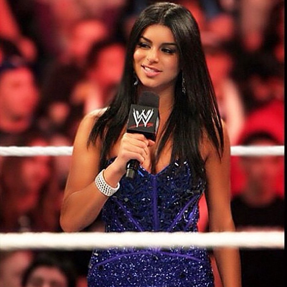 Featured DIVA and Backstage host at WWE WrestleMania XXVIII at the Sun Life Stadium in Miami, Florida