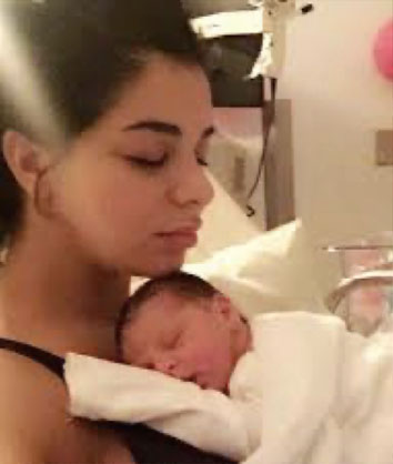 Rima gives birth to first child, Rima