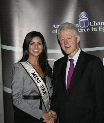 Joined President Clinton in Egypt for Down the Road to Goodwill in hope to bring Middle East Peace