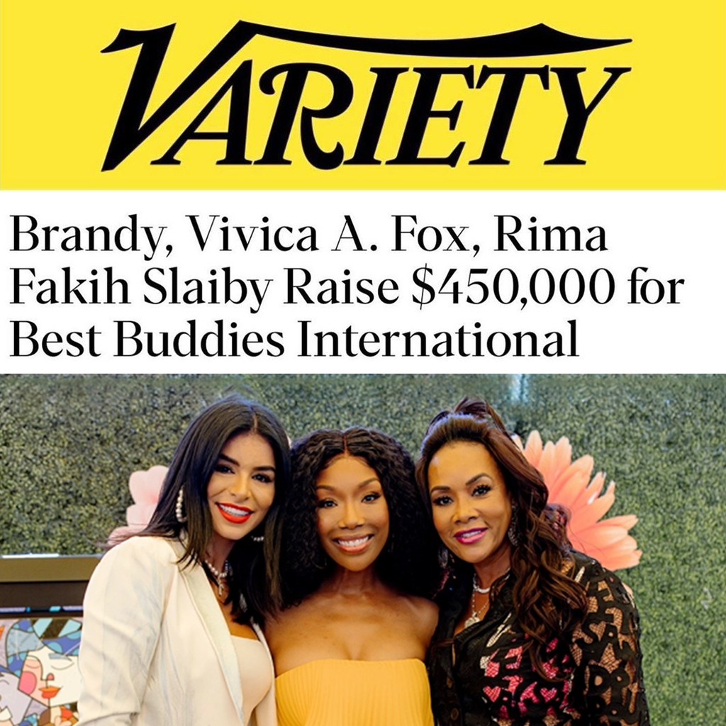 Raises $450,000 With Brandy & Vivica A. Fox for Best Buddies International